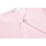 Baby Girls' Long Sleeve Knit One Button Closure Bolero Shrug