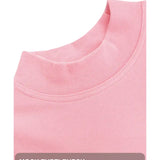 Baby Girls' Basic Long Sleeve Mock Turtleneck Cotton T-Shirt