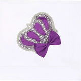 Newborn Jeweled Crown Swaddle Receiving Blanket for Baby Girl 34" x 31"