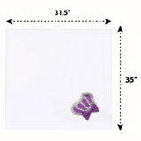 Newborn Jeweled Crown Swaddle Receiving Blanket for Baby Girl 34" x 31"