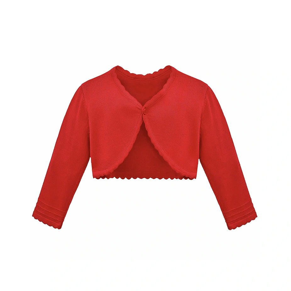 Baby Girls' Knitted Bolero Cardigan