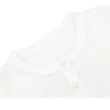 Baby Girls' Long Sleeve Knit One Button Closure Bolero Shrug