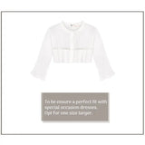 Baby Girls' Long Sleeve Knit One Button Closure Bolero Shrug