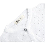 Baby Girls' Long Sleeve Knit One Button Closure Bolero Shrug
