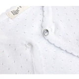 Baby Girls' Long Sleeve Knit One Button Closure Bolero Shrug