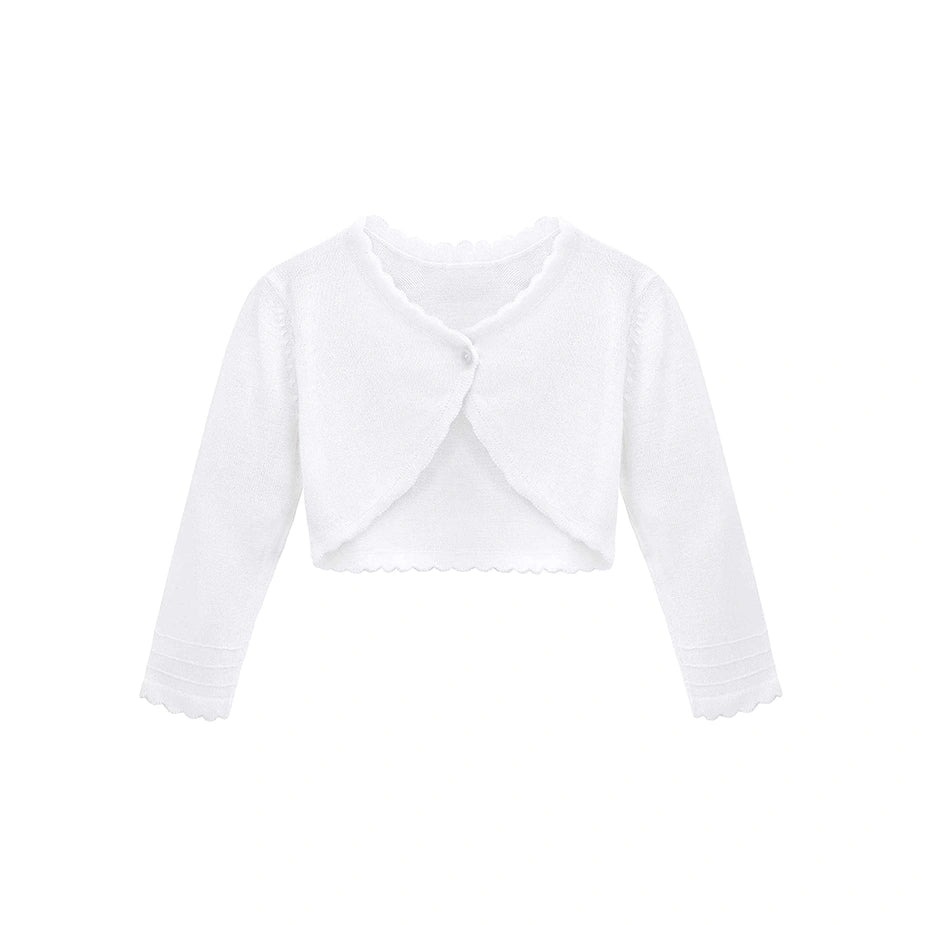 Baby Girls' Knitted Bolero Cardigan